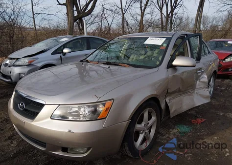 2006 Hyundai Sonata Gls V6/Lx V6 z USA, uszkodzony, nr VIN 5NPEU46F56H024058